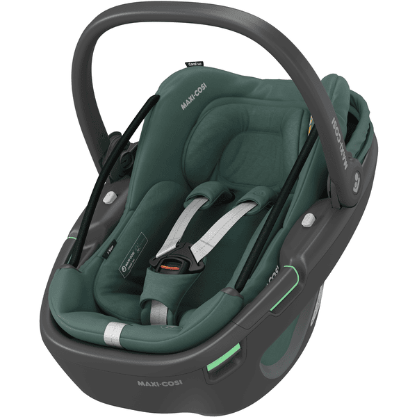 MAXI COSI Set Babyschale Coral 360 Essential Green plus Basisstation FamilyFix 360 Exklusive Angebote