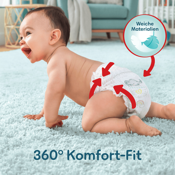Pampers Premium Protection Pants, Gr. 7, 17kg+, Monatsbox (1x 123 Pants) Begrenzt auf 3 Tage