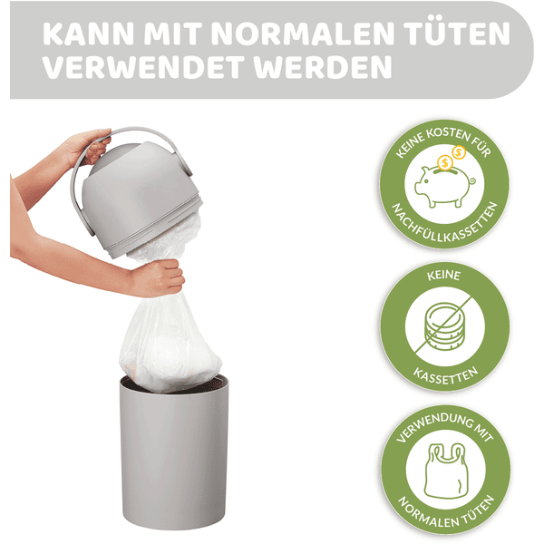 chicco Windeleimer Odour Off in grau Speichern exportieren