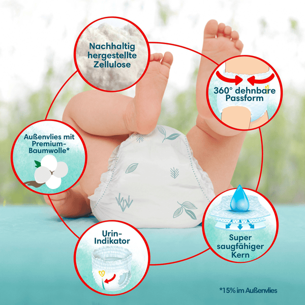 Pampers Harmonie Pants Gr. 5, 12-17 kg, Monatsbox (1x144 Windeln) Im Verkauf