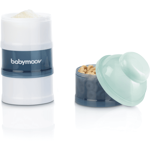 babymoov Flaschenwärmer Moov & Feed Mineral für unterwegs in Beige plus GRATIS Milchpulver-Portionierer Artic blue Sonderangebot