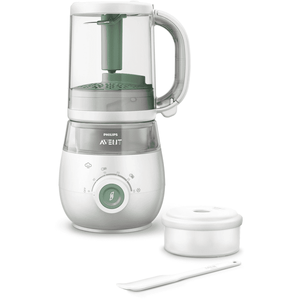 Philips Avent 4-in-1 Babynahrungszubereiter Dampfgarer und Mixer SCF885/01 in grün Rabatt
