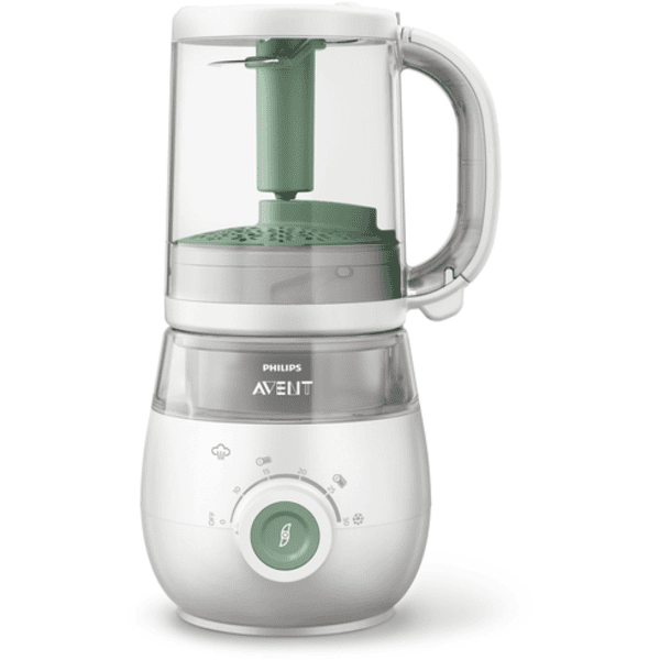 Philips Avent 4-in-1 Babynahrungszubereiter Dampfgarer und Mixer SCF885/01 in grün Rabatt