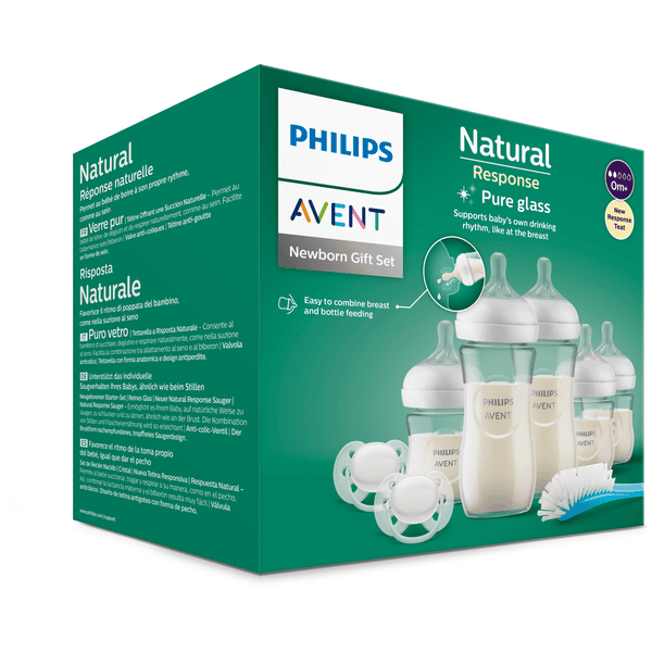 Philips Avent Starterset SCD837/12 Natural Response Glas Avanced Begrenztes Angebot