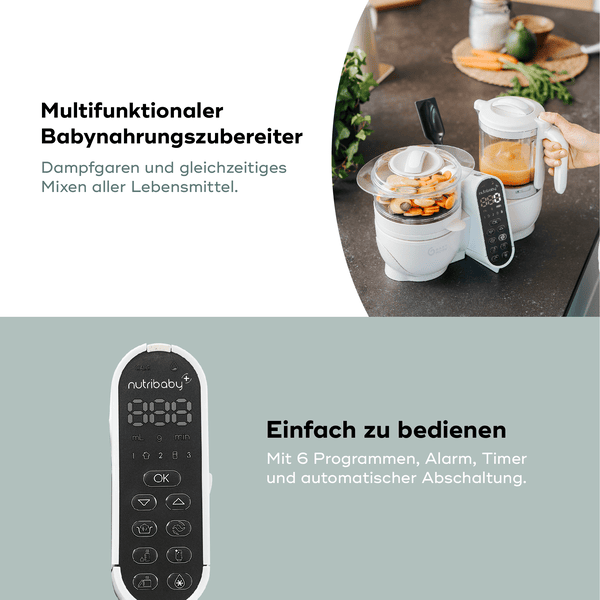 babymoov Küchenmaschine Nutribaby Plus Mineral beige Online Shopping