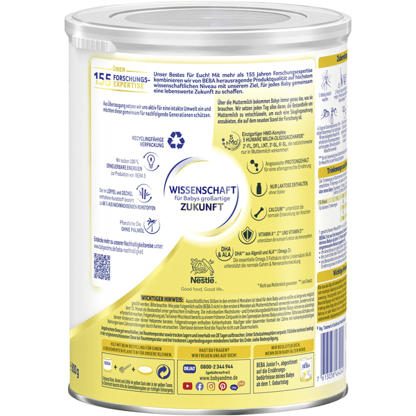 Nestlé BEBA 3 Folgemilch 6 x 800 g ab dem 10. Monat Vatertagsangebot