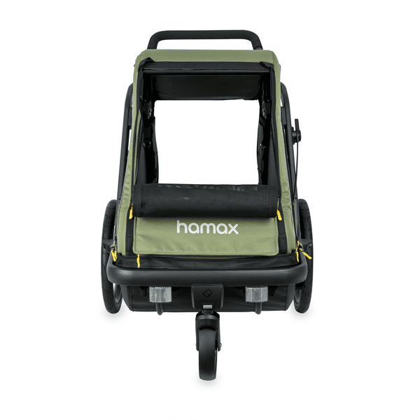 hamax Hundefahrradanhänger Pluto M green/black Top Angebot