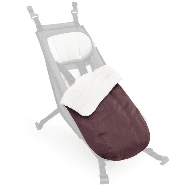 CROOZER Kinderfahrradanhänger Kid Vaaya 2 Blossom Red inklusive Babysitz Blossom red und Winter-Set Blossom red Online Outlet