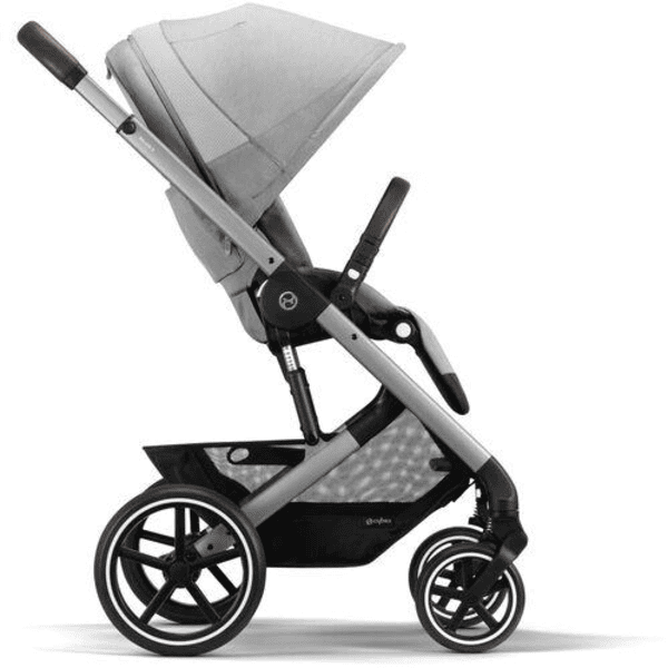 cybex GOLD Kinderwagen Balios S Lux Silver Lava Grey inklusive Kinderwagenaufsatz Cot S Lux Lava Grey Tiefpreis
