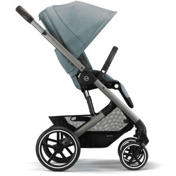 cybex GOLD Kinderwagen Balios S Lux Taupe Sky Blue inklusive Kinderwagenaufsatz Cot S Lux Sky Blue Neueste Stile