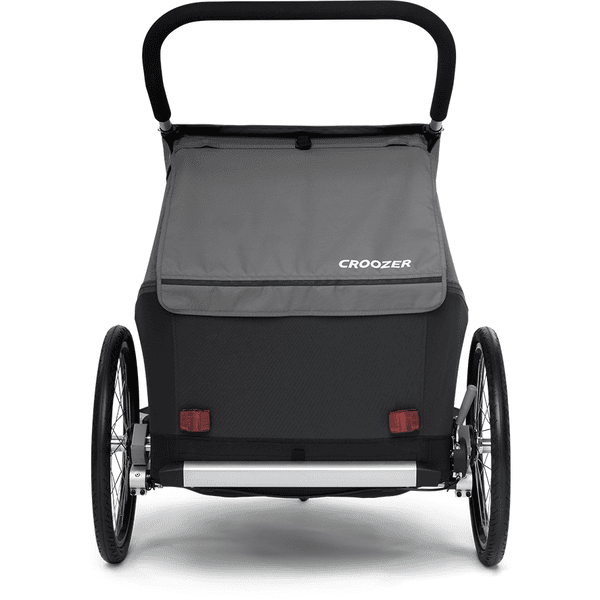 CROOZER Kinderfahrradanhänger Kid Keeke 2 Mountain Grey Letzter Tag