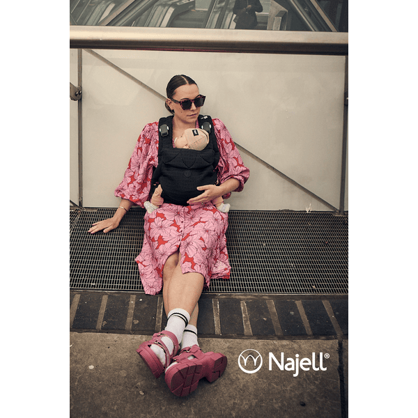 Najell Babytrage Rise Jet Black Bis zu 50% Rabatt