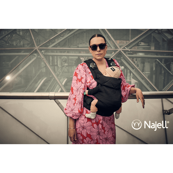 Najell Babytrage Rise Jet Black Bis zu 50% Rabatt