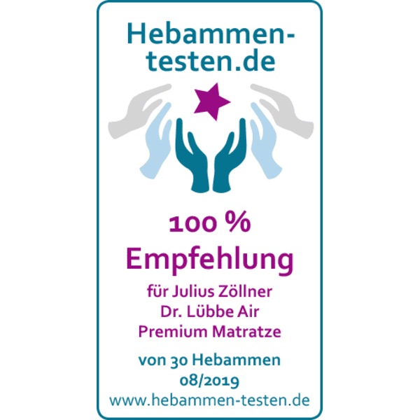 JULIUS ZÖLLNER Matratze Dr. Lübbe Air premium 60 x 120 cm Sonderangebot der Fabrik