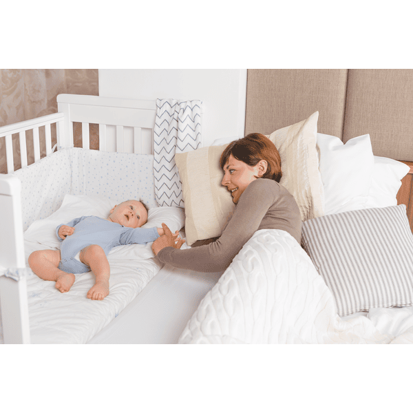 Treppy® Beistellbett Dreamy Plus 2 weiß 60 x 120 cm Super Rabatt