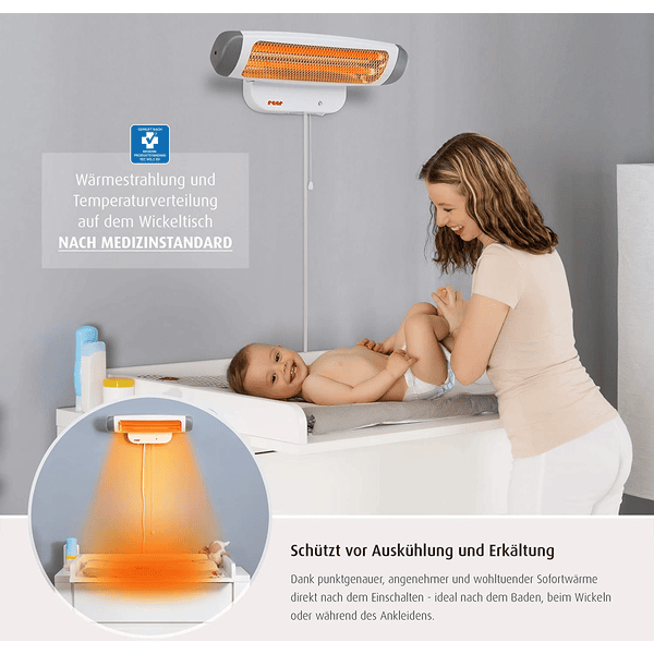 reer Wickeltisch-Wärmestrahler 2in1 FeelWell Riesige Rabatte