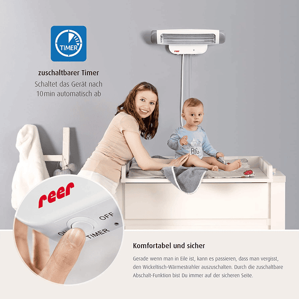 reer Wickeltisch-Wärmestrahler 2in1 FeelWell Riesige Rabatte