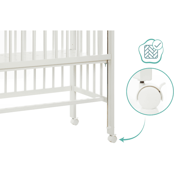 fillikid Beistellbett Cocon weiß Fabrikladen