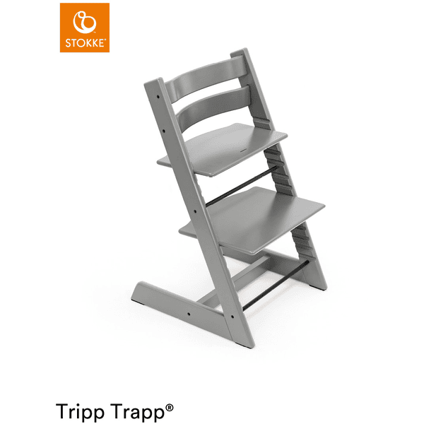 STOKKE® Tripp Trapp® Hochstuhl Buche Storm Grey inkl. Baby Set V2 Storm Grey Begrenzt auf 3 Tage