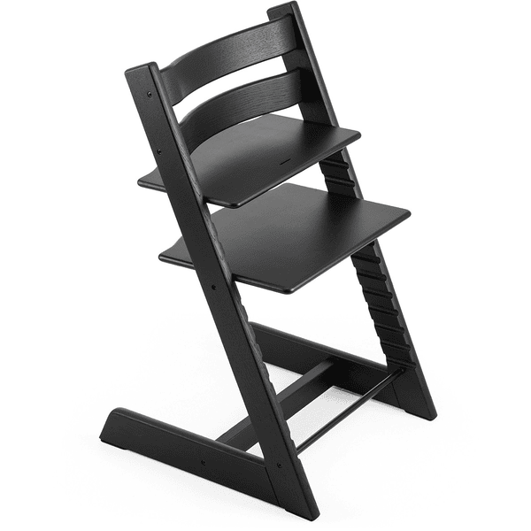 STOKKE® Tripp Trapp® Hochstuhl inkl. Baby Set Oak schwarz Outlet