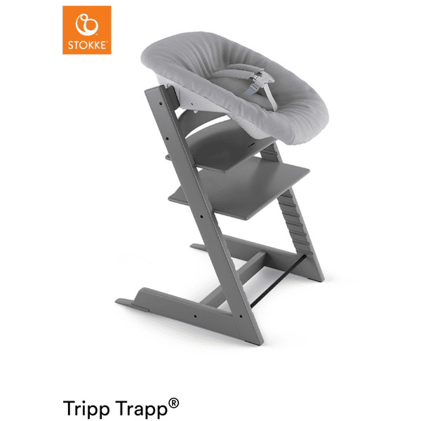 STOKKE® Tripp Trapp® Hochstuhl inkl. Baby Set Oak schwarz Outlet
