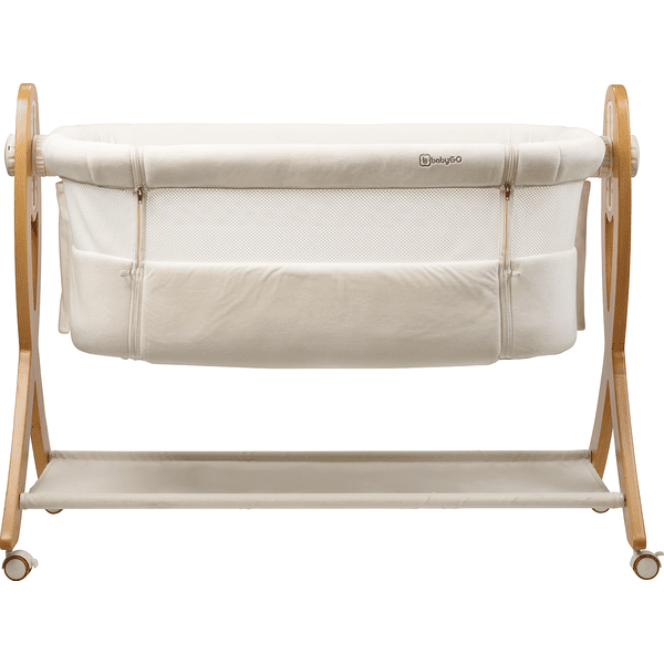 babyGO Beistellbett SidybySide creme Auslauf
