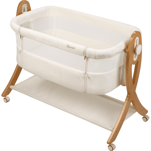 babyGO Beistellbett SidybySide creme Auslauf