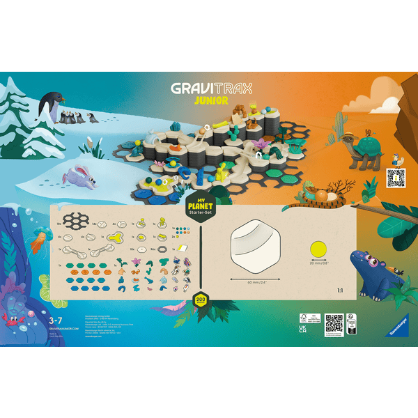 Ravensburger GraviTrax Junior Starter-Set XXL Planet Fabrikverkauf
