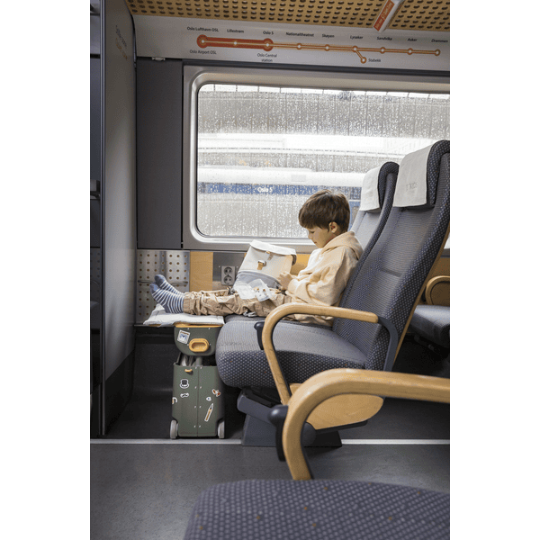 JETKIDS™ BY STOKKE® Aufsitzkoffer BedBox™ mit Crew BackPack™ Black Begrenztes Angebot