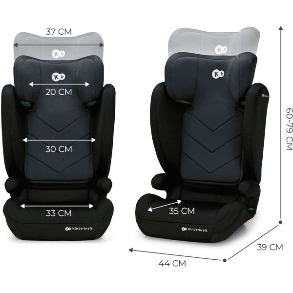 Kinderkraft Kinderautositz 2in1 I-SPARK i-Size black Bestseller