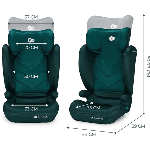 Kinderkraft Kinderautositz 2in1 I-SPARK i-Size green Riesige Ersparnisse