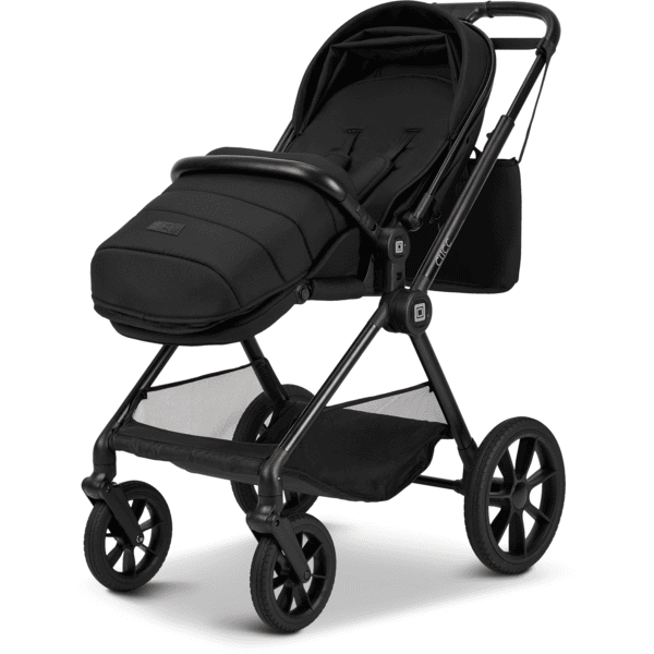 MOON Kombikinderwagen Clicc Kollektion 2024 black melange Super Rabatt