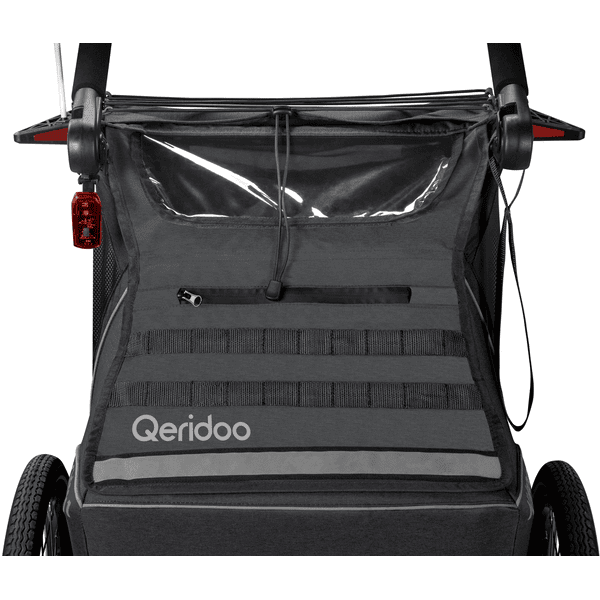 Qeridoo® Kinderfahrradanhänger Kidgoo2 Navy Blue Kollektion 2023 2025