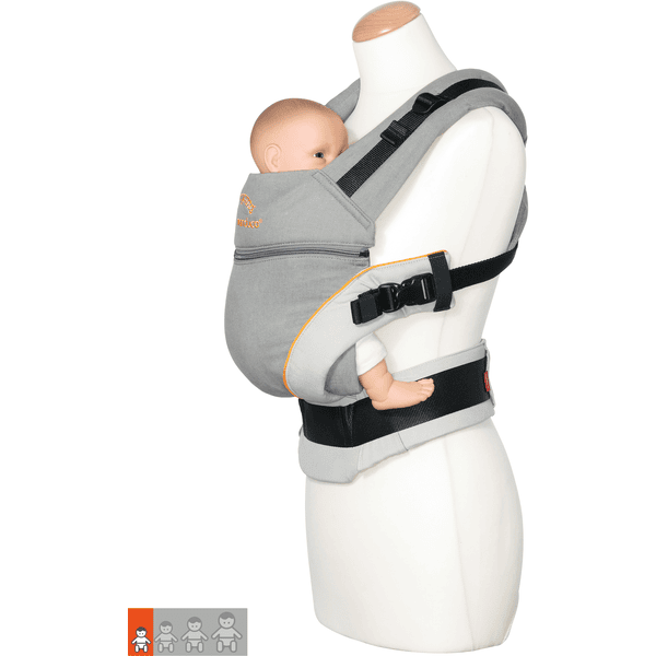 manduca Babytrage XT Cotton Denimblue-Toffee Auslauf