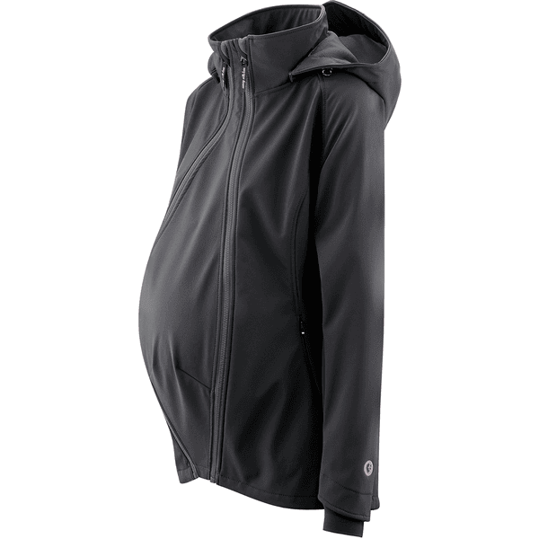 mamalila Softshell-Tragejacke Allrounder schwarz Sonderangebot