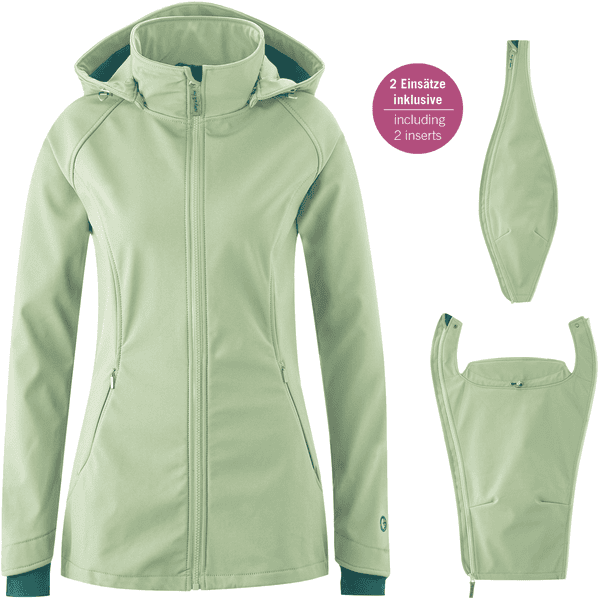 mamalila Softshell-Tragejacke Allrounder hellgrün Muttertagsangebot