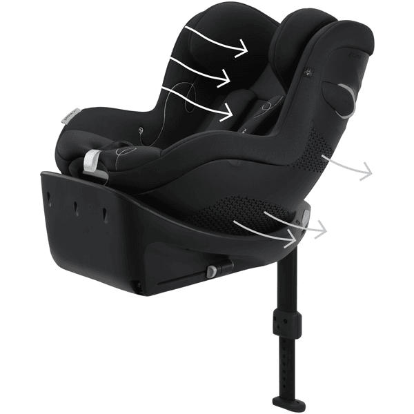 cybex GOLD Reboarder Sirona Gi I-Size Moon Black Plus Bestseller