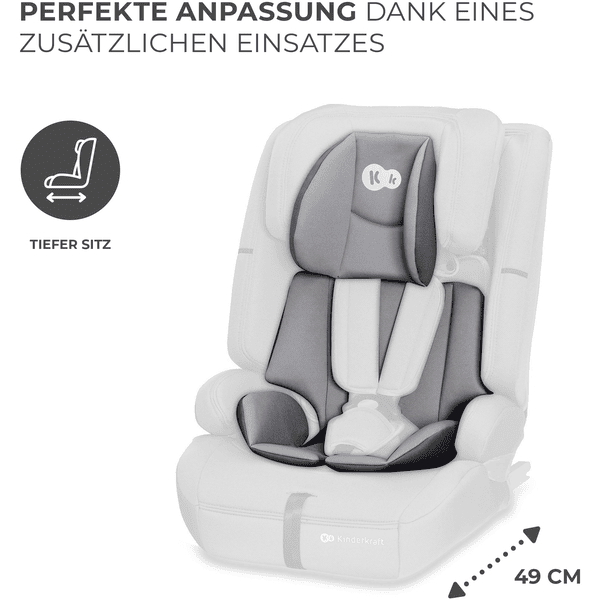 Kinderkraft Autokindersitz Safety Fix 2 i-Size 76 bis 150 cm 8 kg grau VIP-Rabatte