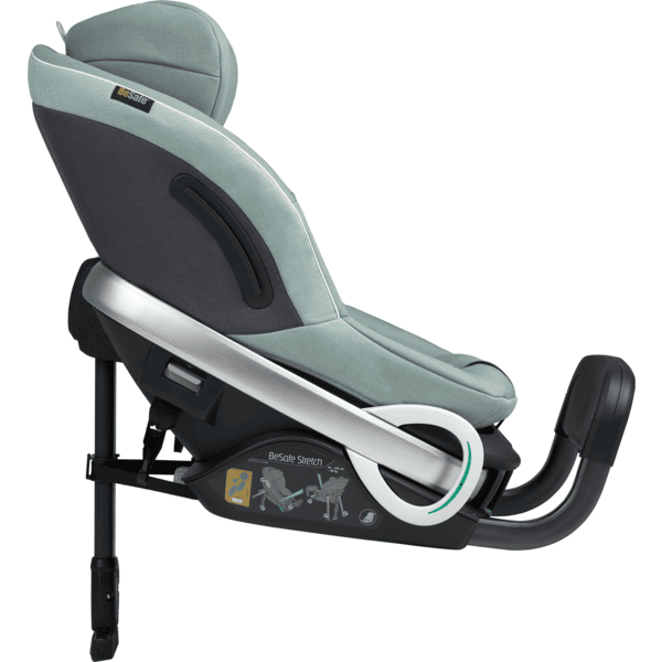 BeSafe Kindersitz Stretch Sea Green Melange Letzter Tag