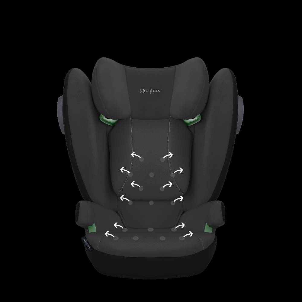 cybex Silver Kindersitz Solution B3 I-Fix Volcano Black Rabatt