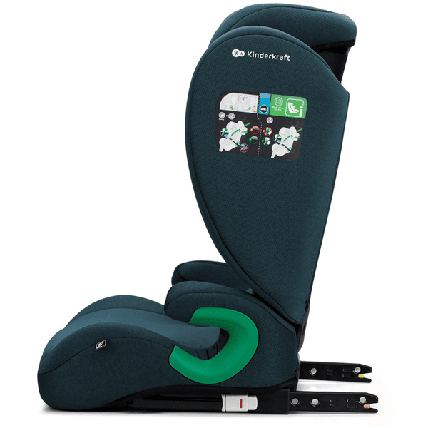 Kinderkraft Kindersitz Junior Fix i-Size harbor blue Großer Ausverkauf