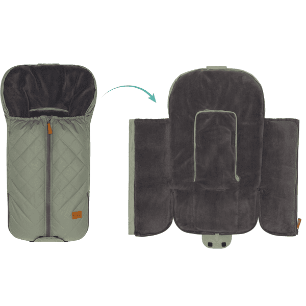 fillikid Winterfußsack für Kindersitze und Babyschale Nevado Salbei Schlussverkauf