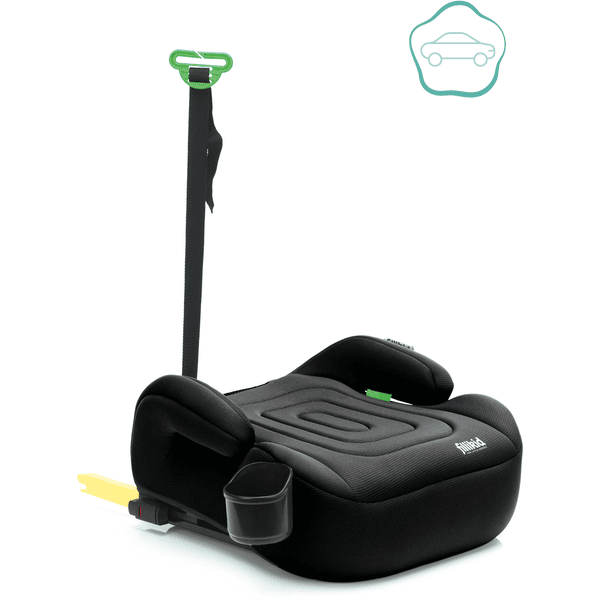 fillikid Sitzerhöhung Flip Deluxe Auto mit verlängerbarer Isofix i-Size schwarz Fabrik Onlineshop