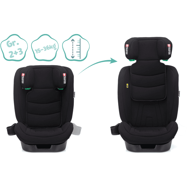 fillikid Kindersitz Elli Pro Isofix i-size 100-150 cm schwarz Exklusive Angebote
