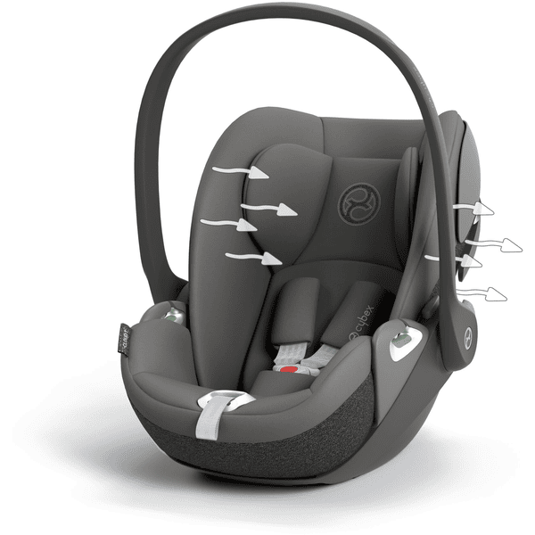 cybex PLATINUM Babyschale Cloud T I-Size Mirage Grey Nur für heute