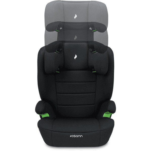 osann Autokindersitz Musca Isofix 100 bis 150 cm YC15F Black Outlet