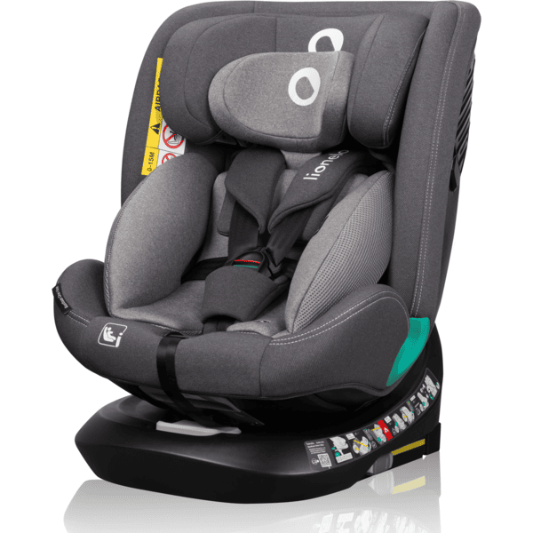 lionelo Kindersitz Reboarder Bastiaan One I-size grey stone Fabrikverkauf