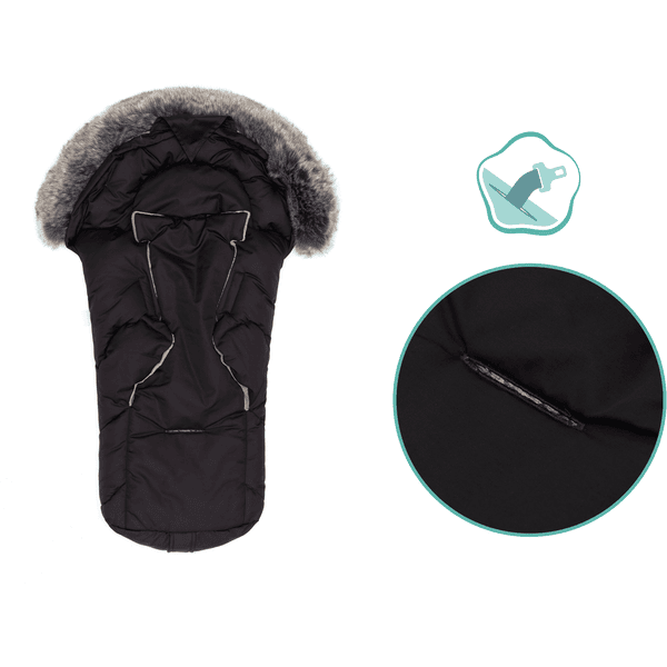 fillikid Winterfußsack Lhotse für Babyschale Schwarz Muttertagsangebot