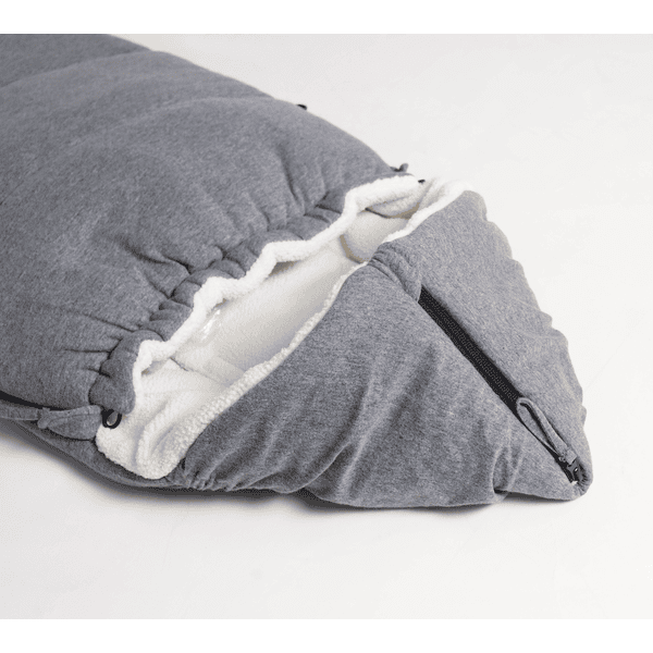 Kaiser Winter Babyschalen Fußsack JERSEY HOOD dark grey Exklusive Angebote