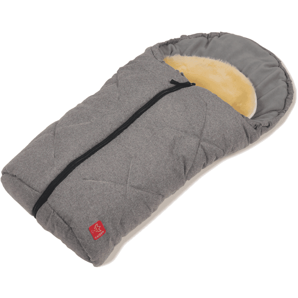 Kaiser Winterfußsack LITTLE SHEEPY anthracite melange Räumungsverkauf